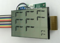 의료 기기 LCD 패널 스크린 TN 7 세그먼트 단색 FPC 연결관