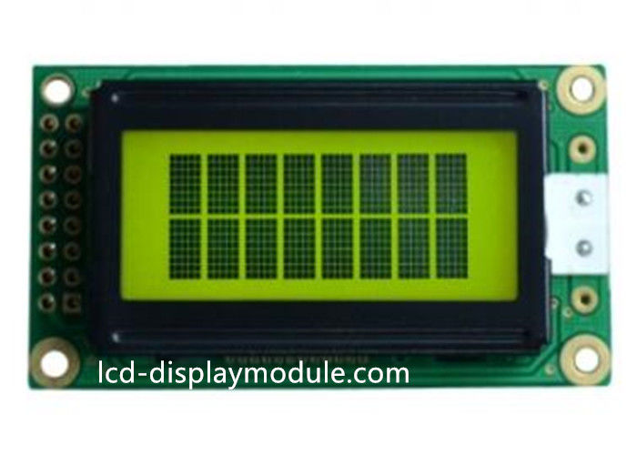 황록색 점 행렬 LCD 디스플레이 단위 8x2 특성 4bit 8bit MPU